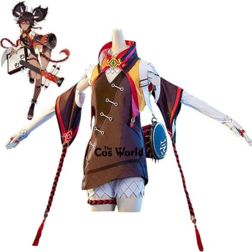 Genshin Impact Liyue Harbor Xinyan Tops Vests Shorts Outfit Games Cosplay Costumes