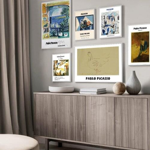 Pablo Picasso Abstract Famous Art Posters And Prints Classic Canvas Painting Wall Pictures For Modern Living Room Home Decor