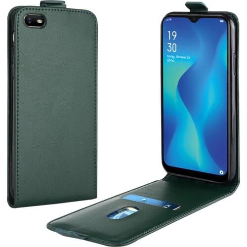 Flip Up and Down Leather Case for OPPO A1K Case CPH1923 Vertical Cover for OPPO A 1K Case Soft Coque Phone Bag