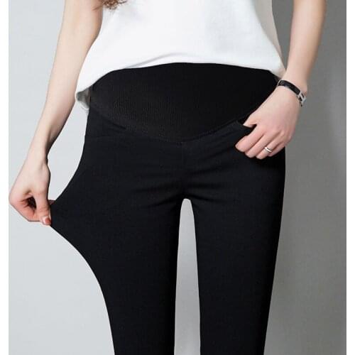 Leggings for Pregnant Woman Thin Type for Spring and Autumn Western Style Summer Pants Long Maternity Pants Outer Wear Pregnancy