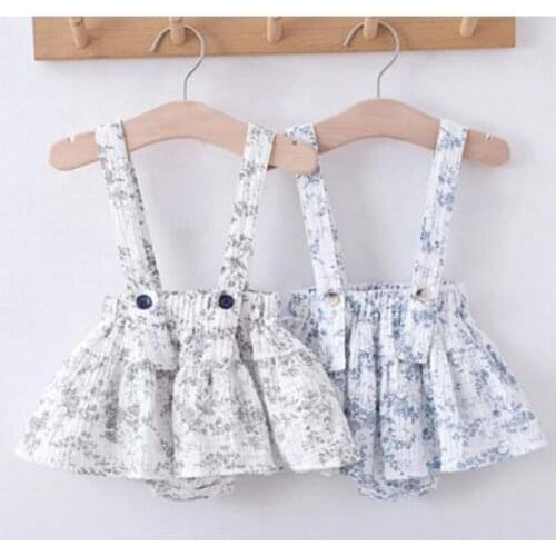 Summer Baby Girl Straps Shorts Rompers Newborn Clothes Kids Baby Girl Flower Jumpsuit Kids Baby Girl Rompers