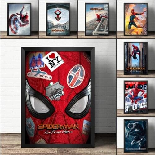Marvel Spiderman Superheroes Canvas Painting Wall Art Avengers Movie Posters and Print Picture for Living Home Decoration