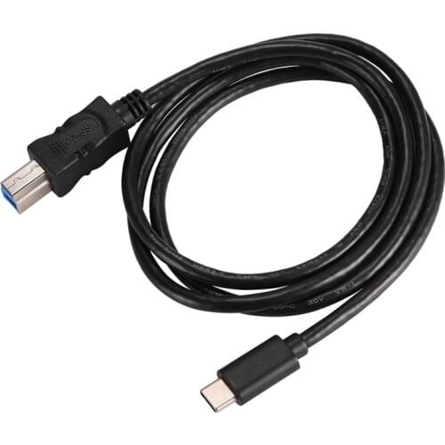 Micro USB 3.1 Type C Male to Standard Type B USB 3.0 Male Data Cable for New 12 Inch, Tablet, Mobile Phone and Other Typ