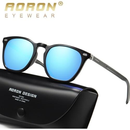 AORON Polarized Sunglasses Men /Women Classic Fashion Sun Glasses TR Frame Aluminum Leg UV400 Sunglasses