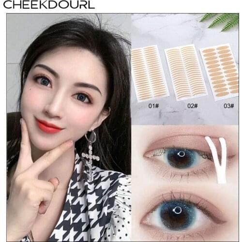 CHEEKDOURL Number 3 Big Eyes Eyelid Tape Sticker Invisible Eyelid Paste Transparent Self-adhesive Double Eye Tape Tools