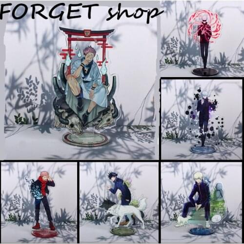 Anime Jujutsu Kaisen Acrylic Desk Stand Figures Models Figures Plate Holder Stand Model Decor For Gift Boy Girl Collect Prop