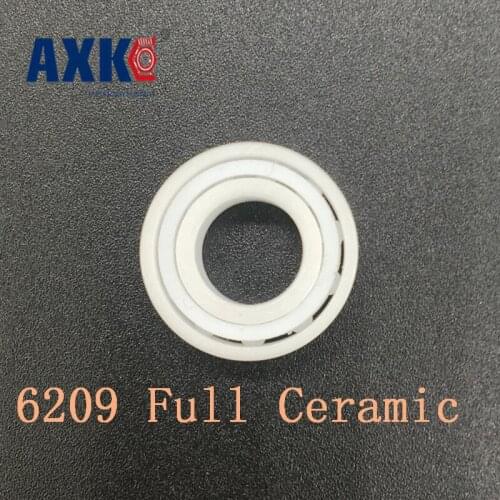 2021 Rushed New Rodamientos Axk 6209 Full Ceramic Bearing ( 1 Pc ) 45*85*19 Mm Zro2 Material 6209ce All Zirconia Ball Bearings