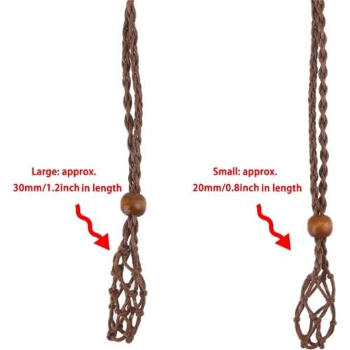 K3ND Necklace Cord Pendant Stone Holder Adjustable Necklace Holder（Only Holder
