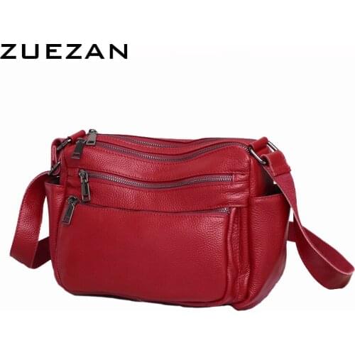 Many Compartments HOBO Bag, 100% Real Cow Skin,Womens Genuine Leather Shoulder Bag, Cross body Messenger Bag, A2528