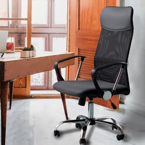 360 Rotating Liftable Office Chair Black Mesh Backrest Computer Chair Adjustable Executive Staff Chair Firmly Furniture HWC