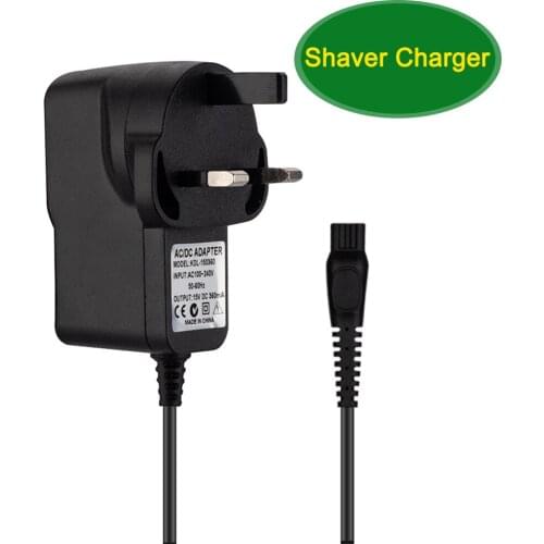 1PC 15V0.36A/360mA 2-Prong UK Plug AC Power Adapter 15 Volt Shaver Charger for Electric PHILIPS Shaver HQ8505 HS8020 HQ8875 S20