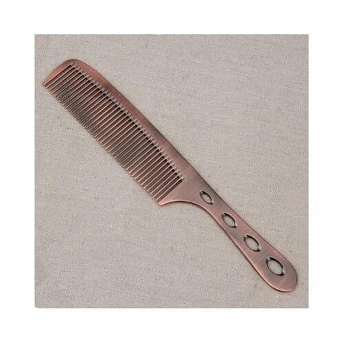 1Pc aluminum hair brush professional styling tool metal hair cutting comb 4 colors