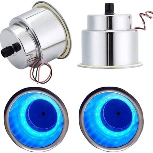 4Pack Recessed Stainless Steel Cup Drink Bottle Holder with Drain Marine for Boat Rv Camper Car Truck