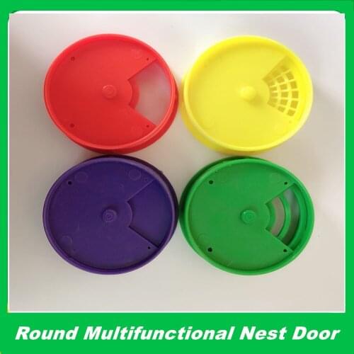 1 pcs/Set Multifunctional Hive Door (random colors) Beekeeping Beekeeper Box Plastic Entrance Disc Bee Nest Gate