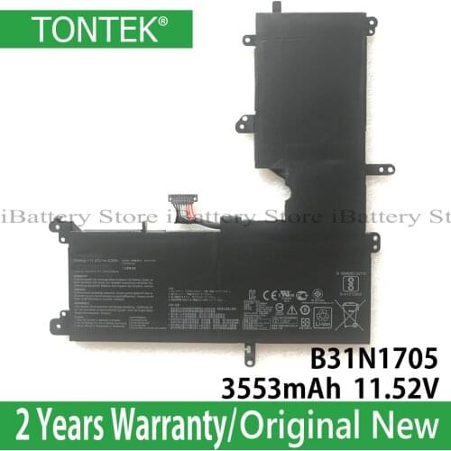 Genuine B31N1705 Battery For Asus VivoBook Flip 14 TP410UA 410UF 410UR Q405UA Q405UA-BI5T5 Q405UA-BI5T7 UX460UA UX460UA-1B/2G