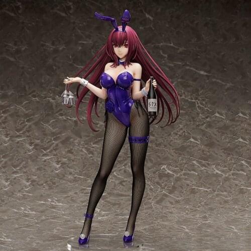 Anime Sexy Girl Figure Toys Freeing FateGrand Order Scathach Sashi Ugatsu Bunny Ver. PVC Action Figure Model Doll Birthday Gifts