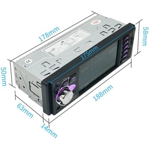 4022D Car MP5 Player Bluetooth 1 Din 4.1 inch FM Audio Stereo Radio Car Intelligent System автомобильные товары Детали интерьера