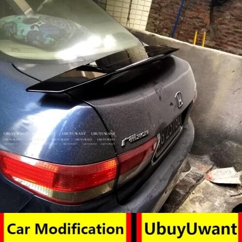Car Lip Spoiler Universal For All Sedan Car ABS Plasitc Primer Color Rear Trunk Tail Wing For HONDA ACCORD 2003 2004 2005 2006