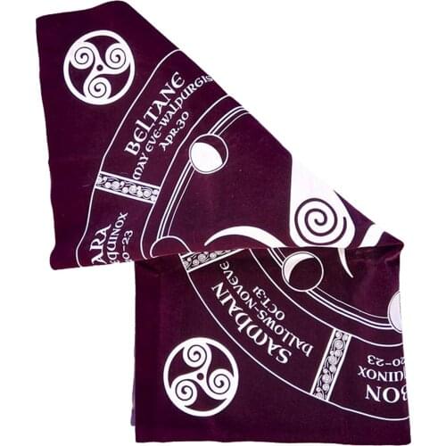 Velvet Altar Tarot Tablecloth Board Game Square Room Decor Square 50x50cm