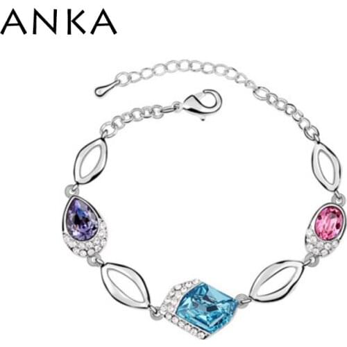 Free shipping girlfriend fashion style Bracelet Main Stone Crystals from Austria Bangle wholesale #93100