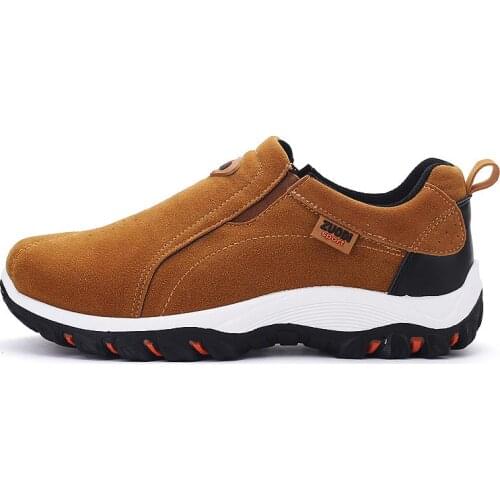 Big Size Autumn Non Slip Mens Sneakers 2021 Sport Shoes Man Sports Shoes for Men Running Shoes Husband Brown Sneekers GMB-1413