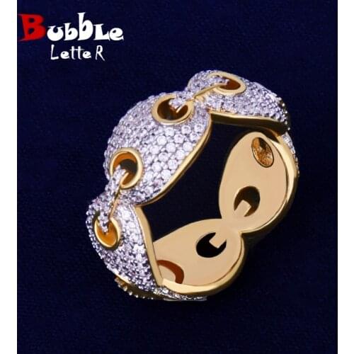 Bubble letter Paired Rings