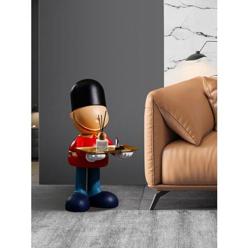 Home Decor Creative Resin Statue Living Room Decoration Accessories Sculpture Large Landing Welcome Ornaments Housewarming Gifts