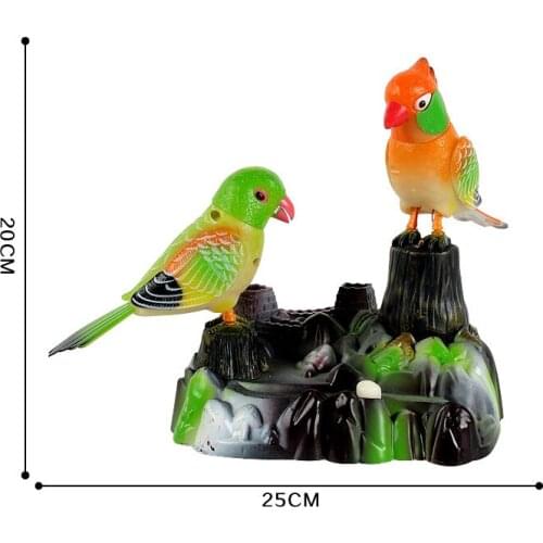 Electric Simulation Voice - Activated Music Toys Birds Children Educational Interesting Making Sounding Battery Operated 2021