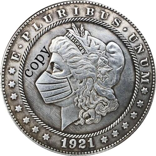 Hobo Nickel 1921-D USA Morgan Dollar COIN COPY Type 235