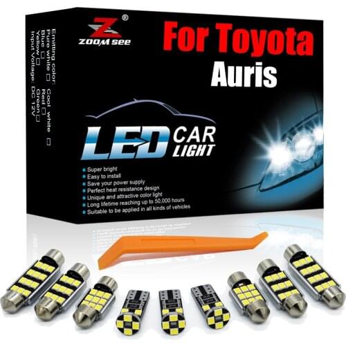Perfect No Error LED Interior Light Dome Map Ceiling Trunk Bulb Kit For Toyota Auris E15 E18 E21 2006-2021
