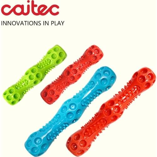 CAITEC Dog Toys Squeaking Stick Floatable Springy Suitable for Tossing and Chasing Very Soft Pet Toy 2 Sizes Available