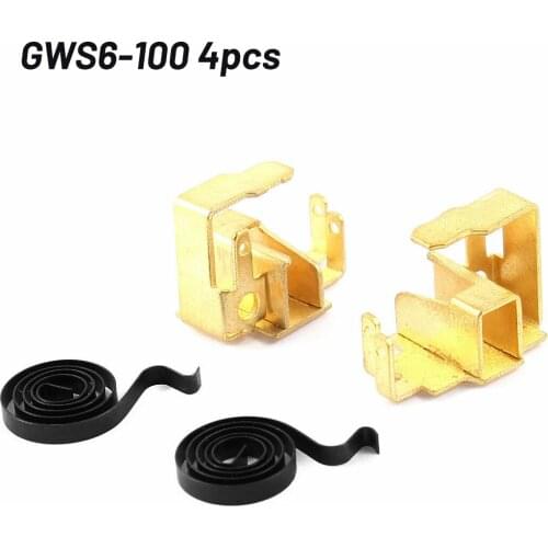 Fixed Seat Kit 2 Pcs Angle Grinder Parts New And High Quality Carbon Brush Spring Holder Set For Bosch GWS6 100