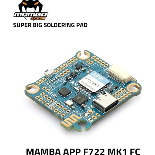 Diatone Mamba F722APP WIFI Flight Controller Integrated OSD and 5V 9V/ 2A 3A BEC Current Sensor Blackbox 16M 30.5mm/M3 Quad