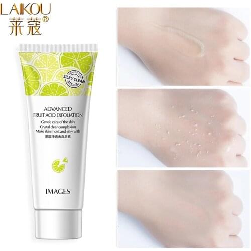 LAIKOU Matcha Exfoliating Peeling Gel Facial Scrub Moisturizing Whitening Nourishing Repair Scrubs Face Cream Skin Care