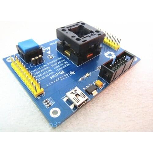 Opentop LQFP48 TMS320F28027 TMS320F28032 TMS320F28021 IC Burning Test Adapter seat Socket bench