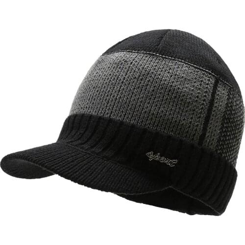 Men Winter Hat Skullies Beanie Hat Winter Hat Mens and Womens Wool Scarf Hat Suit Ballarfa Hat Gorras Bonnet Knitted Hat 2020