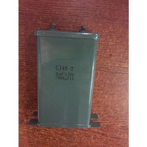 CJ48 Type Fully Sealed AC Metallized Polypropylene Film Capacitor CJ48-2-750V-4UF CBB48