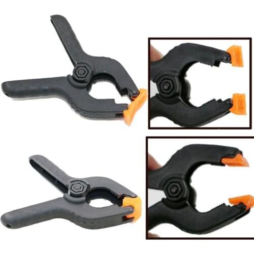 Woodworking Spring Clamps 2/3/4/6/9 Inches DIY Tools Plastic Nylon Toggle Clamp For Woodwork Spring Clip Photo Studio