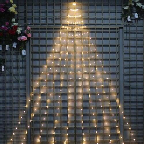 Thrisdar 280/600 Christmas Tree Vine Branch Light Copper Wire LED String Fairy Light Garden Holiday Waterfall Garland light
