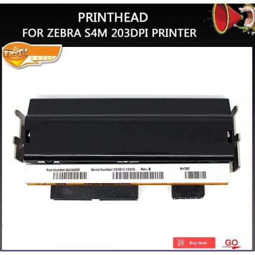Condition G41400M Printer head For Zebra S4M printhead Thermal Barcode Printer 203dpi