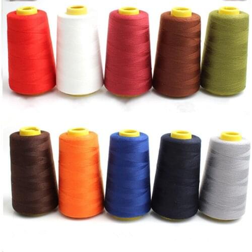 1 Roll sewing thread clothes stitch-up yarn household large roll machine thread multi color sewing machine thread B199