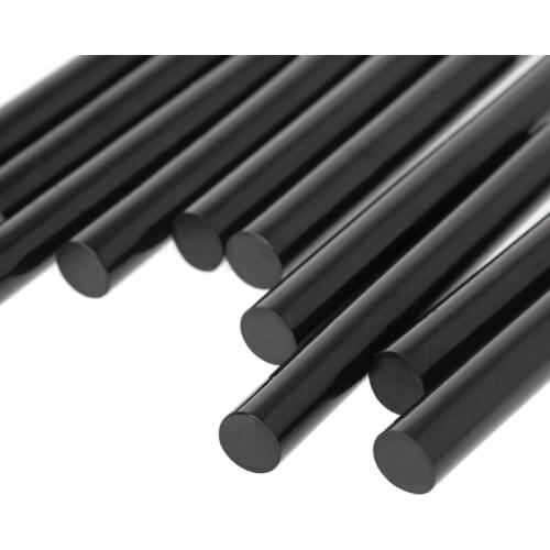 10pcs Hot Melt Glue Stick Black High Adhesive 11mm For DIY Craft Toy Repair Tool