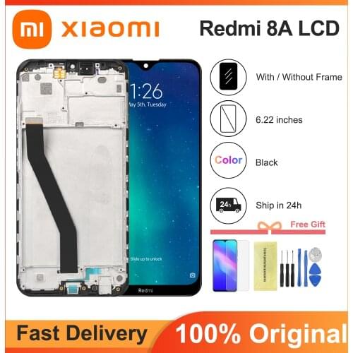 100% Tested 6.2 inch For Redmi 8 / Redmi 8A Global LCD DIsplay Touch Screen Digitizer Assembly With Frame For Redmi8 LCD