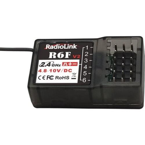 6CH FHSS R6F Receiver for V2/RC6GS RC4G Radio Controller RC Car Boat