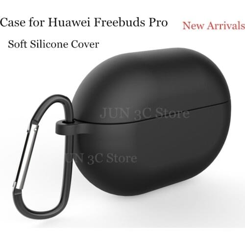 Case For Huawei Freebuds Pro Case Silicone Protective Cover For huawei freebuds pro case with hook shockproof shell for freebuds