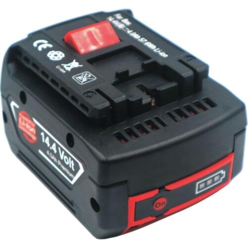 3.0AH 18650 Battery holder BOS14.4B Lithium Battery 14.4V Replacement for Bosch 14.4v Battery BAT607 BAT614 2607336078