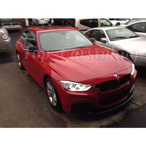 High Gloss Red Car Sticker With 3 Layers Car Wrapping Vinyl Stickers With Air Release For Car Covering Wrapping 1.52x20m/Roll