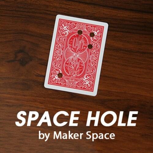 Space Hole by Maker Space Magic Tricks Playing Card Easy To Do Close Up Show Magician Street Props