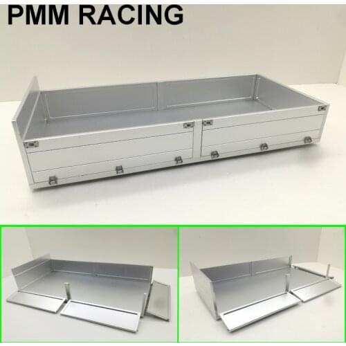 Metal Aluminum alloy CNC Heavy Cargo bucket Container For 1/14 Tamiya RC Truck car SCANIA ACTROS MAN VOLVO AROCS Upgrade parts