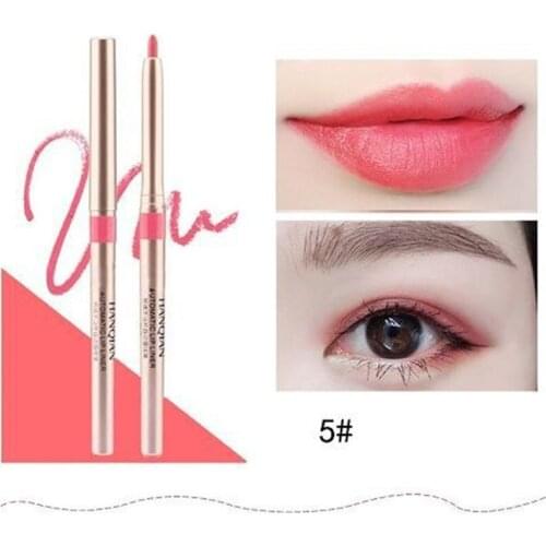 Multifunctional Lip Liner 10 Colors Velvet Matte Lipstick Eyeshadow Non-stick Cup Waterproof Long Lasting Facial Makeup TSLM1